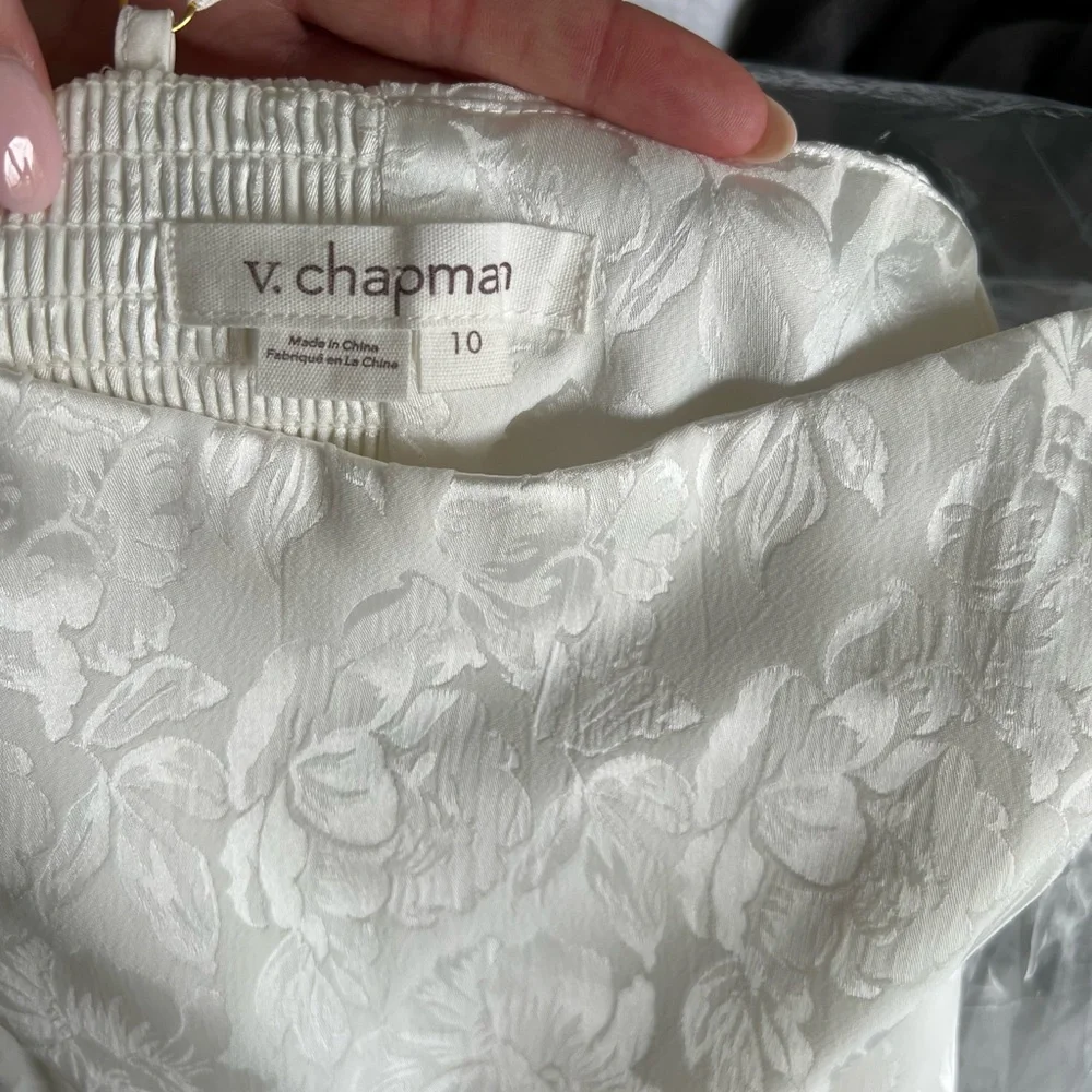 V. Chapman Violet Dress in Coconut Macaron - Size 10 - Picture 3 of 3